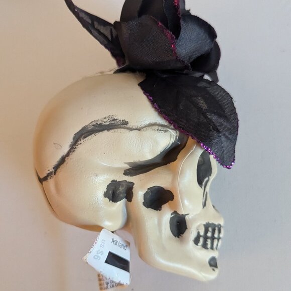 NWT Floral Skull Pick Dia de los Muertos DOTD DDLM Halloween Decoration Ashland - Picture 4 of 9